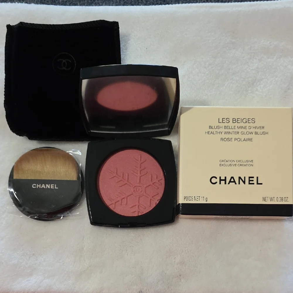 NEW~ CHANEL Les Beiges Healthy Winter Glow Blush - Rose Polaire